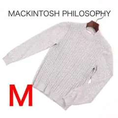 E7468-57◾️マッキントッシュフィロソフィー モックネックニット