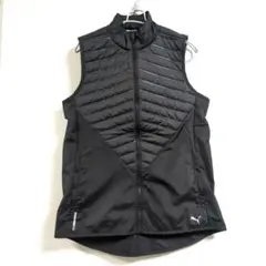 М 相当　PUMA ランニング 中綿べスト プーマ　黒