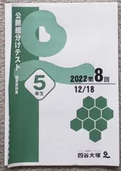 2026年最新】四谷大塚 5年 組み分けテストの人気アイテム