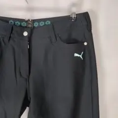 30-10 プーマ PUMA ストレッチ ブーツカット スラックス パンツ Mのサムネイル