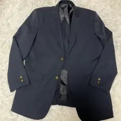 【極美品】POLO 紺ブレ 金ボタン テーラードジャケット XL ネイビー