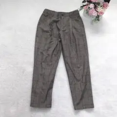 イーハイフンワールドギャラリー カジュアルパンツ チェック柄 レディース ボトム