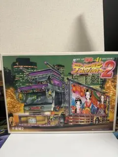 未組立 アオシマ 1/32 爆走4tデコトラ デコトラ烈伝2 不夜城2のサムネイル