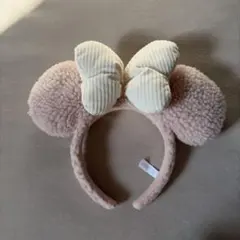 ディズニー ミニー カチューシャ ふわふわ