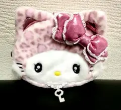 サンリオ　チャーミーキティ　ギャルネコ　着ぐるみ　ヒョウ柄