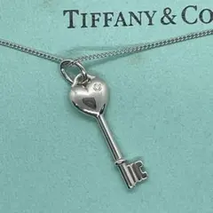 Tiffany & Co. ティファニー✨ハートキー ネックレス ダイヤモンド付のサムネイル