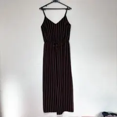 キャミワンピース　ストライプ
