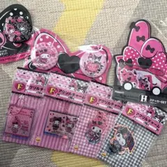 マイメロクロミ一番くじ　Happyくじ　アクリルチャーム他　7点セット