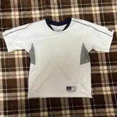 久保田スラッガー ベースボールシャツ 半袖Tシャツ ホワイト×ネイビー