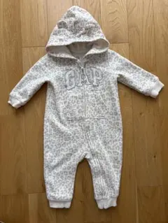 babyGAP クマ　カバーオール　裏起毛