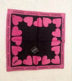 入手困難　新品未使用Yves Saint Laurent ハート柄タオルハンカチ
