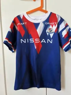 横浜F・マリノス キッズ応援ユニフォーム 半袖 ブルー 【中古】