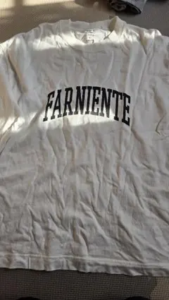 FARNIENTE ロゴ Tシャツ ホワイト