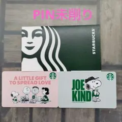 スターバックス カード PEANUTS SNOOPY 2枚　セットのサムネイル