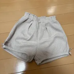 ワッフル素材 ショートパンツ 95cm ベージュのサムネイル