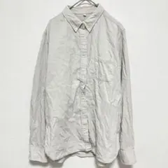 無印良品　コーデュロイシャツ　綿100% ナチュラル　シンプル　カジュアル　無地