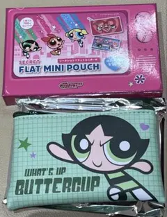 バターカップ パワーパフガールズ フラットミニポーチ