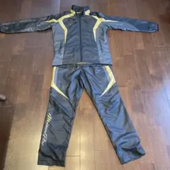 ミズノプロMizuno Pro ジャケット・パンツセット M グレー/金