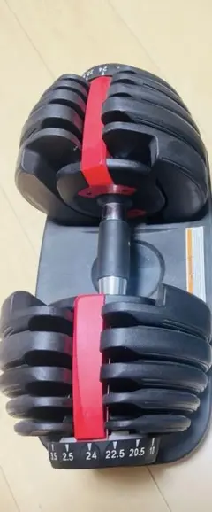 GronG 可変式ダンベル 24kg 専用トレイ付 動作品のサムネイル