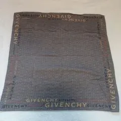 GIVENCHY 大判ハンカチ 総ロゴ ジバンシィ スカーフ