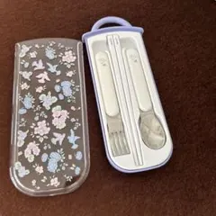 花柄カトラリーセット（フォーク・スプーン・箸）