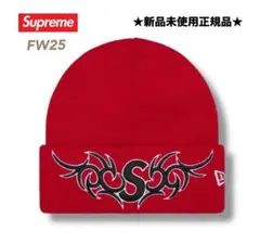 正規品 supreme Sロゴ ビーニー つの デビル supreme デビルsロゴビーニー