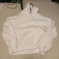 mono mart プルオーバーパーカー ホワイトパーカー 白 服 ストリート