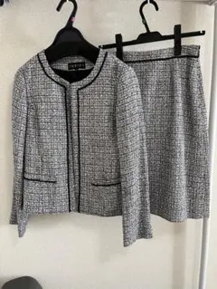 【美品】INDIVI ツイードジャケット・スカートセット