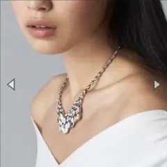 スワロフスキーブライダルネックレス