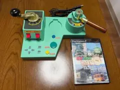 タイトー 電車でGO! 旅情編 コントローラー+PS2用ソフト セット ジャンク