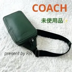 2026年最新】COACH カラー：グリーン系 メンズ ボディバッグ・ウエスト