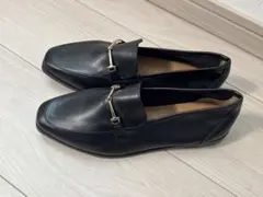 新品　ローファー風パンプス　黒　23.5cm