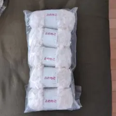 オフホワイト毛糸 約51m✕５玉