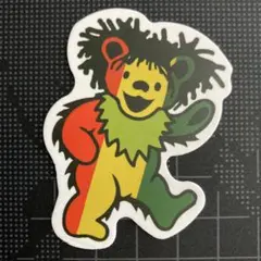 1033. グレイトフル・デッド　　　ダンシングベア　　　　防水ステッカー