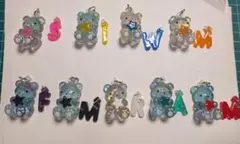 SnowManメンバーカラークマ型キーホルダー