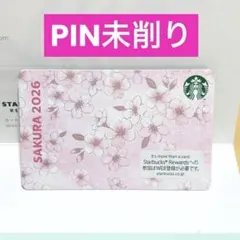 スターバックス カード SAKURA ピンク ☆PIN 未削り