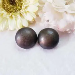 ダークブラウン ヴィンテージ風 ボタン こげ茶 / 手芸用ボタン