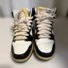 NIKE ハイカットスニーカー 黒/白/黄色