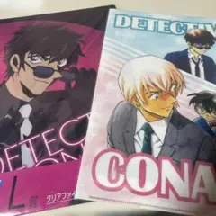 名探偵コナン　原作　鳥取限定　クリアファイル　江戸川コナン　降谷零　松田陣平