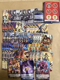 ヴァンガード ぶっちぎりスタートデッキ　帝国の暴竜 オバロ TDR セット ①④