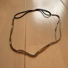 ヴィンテージ風 ゴールドチェーン カチューム ヘアバンド 全長約50cm