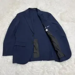 オリヒカ テーラードジャケット Mサイズ ネイビー ウォッシャブル ストレッチ