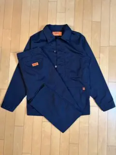 UNIVERSAL OVERALL ネイビー カバーオールとパンツのセットアップ