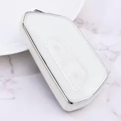 フォルクスワーゲン VW ホワイト 白 シルバー キーカバー キーケース TPU
