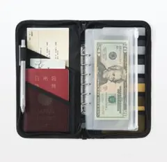 無印良品 パスポートケース ブラック