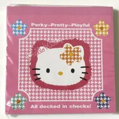 【レア★レトロ】ハローキティ メモ帳 千鳥格子