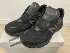ニューバランス U990BB6 V6トリプルブラック 27.0cm