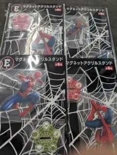ハッピーくじ『スパイダーマン』E賞 マグネットアクリルスタンド 5種