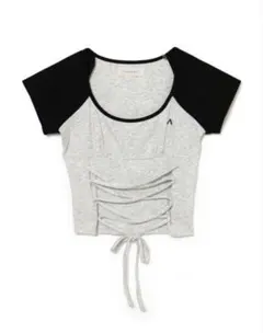andmary Luca stitch tops black - メルカリ