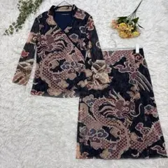 VIVIENNE TAM チャイニーズ柄 パワーネット セットアップ M,Lのサムネイル